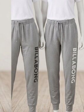 Billabong Gray Jogger loungewear with Side Logo available in s & medium